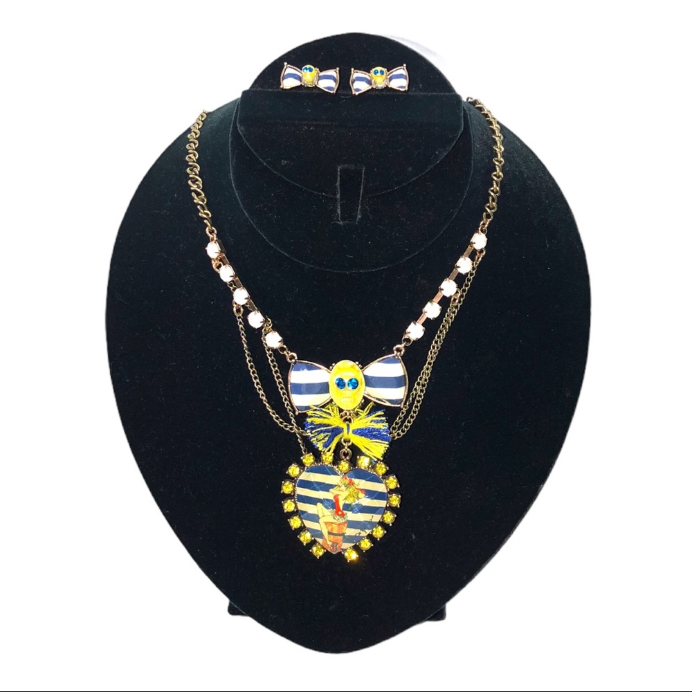 BETSEY JOHNSON -Ship Shape Sailor Girl Jewelry Set